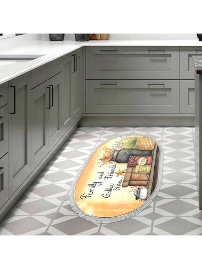 Pearl Digital Non Slip Printed Turkish Vloerkleed AL4024 Zachte Touch, Washable Tapijt Felt Backing Moderne ative Vloer Mat, Living Room, Bedroom, Bathroom, Hallway Or Entryway Available In Many Sizes Quick Drying, Highly Absorbent, Soft, Com Tafel Both Indoor Outdoor view 4