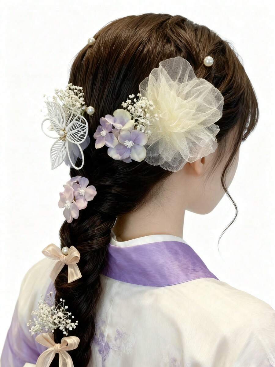 Hair Accessories Kits - Màu be - Xem 1
