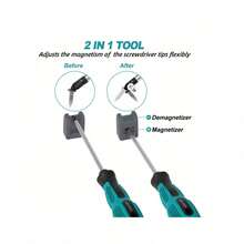 Juego de destornilladores Herramientas magnéticas de 10 piezas - Azul - Ver 4