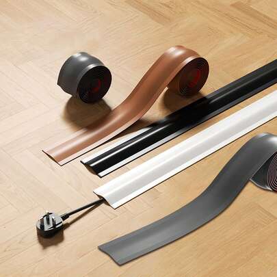 Exposed Anti-Trampling Wire Trough, Invisible Soft Wire Management Trough, Cable Collection Trough, Floor-Mounted Decorative Trough, Exposed Wire Trough