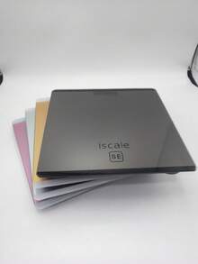 1pc Battery Powered Digital Bathroom Scale, Made Of Durable ABS Plastic, High Precision Weighing, Clear LCD Display, Non-Slip Rubber Base, Compact & Space-Saving Design, Suitable For Home, Dorm, Bathroom, Adults, Fitness Enthusiasts And Weight Management, All-Year-Round Essential Household Item - Multicolor - View 3