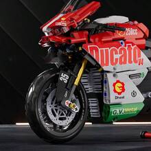 Dekoracja świąteczna 863 szt. V4 Zestaw klocków motocyklowych, seria Technic Super Model motocykla, techniczne wyścigi, zabawki montażowe dla dorosłych, prezent urodzinowy / prezenty świąteczne