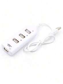4 Port USB 2.0 Hub Multi USB Ports For Laptops - Black and White - View 4