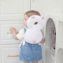 1pc Baby Head And Back Protection Pillow Learn To Walk Head Cover To Prevent Injury Safety Pad To Prevent Falls Cartoon Bear Child Safety Pillow