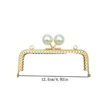 8,5 cm, 10,5 cm, 12,5 cm Marco metálico para billetera, accesorios de hardware de billetera de oro claro de alta gama, broche de cierre de bolso hecho a mano - Multicolor - Ver 5