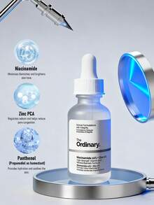 The Ordinary 烟酰胺 10% + 锌 1% 30ml/1oz 轻盈玻尿酸精华液 | 快速吸收，丝滑质地 | 无香精，无动物实验 | 纯素，无麸质 | 深层补水，提升肌肤弹性 | 5倍玻尿酸含量 | 无添加剂 | 适合所有肤质 | 尤其适合干性、缺水和敏感性肌肤 | 日常护肤及妆前保湿 | 便携旅行装 - 30ml - 查看 3