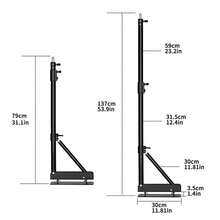 Brazo de Montaje en Pared para Estudio de Fotografía Luces Estroboscópicas de Video Longitud Máxima 53.9 pulgadas / 137 cm Giratorio Horizontal y Vertical - 100 centímetros - Ver 3
