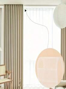 1pc Christmas New Luxury 100% Blackout Santa Claus Window Curtain For Villa, Balcony, Living Room, Bedroom, 320gsm - Multicolor - View 6