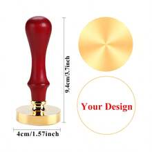 4cm Ceramic Stamp Customization, Brass Ceramic Stamp Customization, Clay Name Stamp Customization, Pottery Tools, Clay Stamp Customization, Mother's Day Gift - Multicolor - View 4