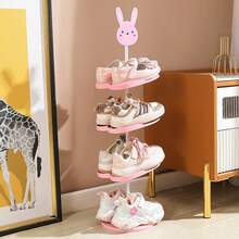 1 Peça Organizador de Armazenamento de Sapatos Estiloso Multicamadas - Economizador de Espaço Compacto, Gerenciamento de Sapatos Sem Esforço, Ideal para Entrada, Quarto, Corredor