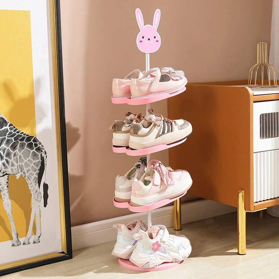 1 Peça Organizador de Armazenamento de Sapatos Estiloso Multicamadas - Economizador de Espaço Compacto, Gerenciamento de Sapatos Sem Esforço, Ideal para Entrada, Quarto, Corredor