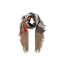 Burberry - Wool Check Print Scarf - Clear - View 2