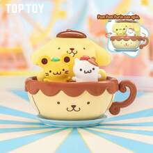 Miniso TOPTOY Sanrio Pudding Dog Paradise Series Blind Box Cute Pudding Dog Desktop Ornament Birthday Gift - Multicolor - View 3