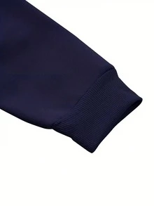 Damen-Sweatshirt mit Boston-USA-Textprint, Herbst/Winter, warm gefüttert, langärmelig, weich und bequem, ideal für kaltes Wetter, im Y2K-Stil, perfekt für Valentinstag, Karneval, Partys, Strand, Hochzeiten, Fitnessstudio, elegante Anlässe und Urlaub, Drop-Shoulder - marineblau - Übersicht 6