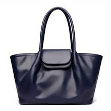 Piccola Borsa a Mano da Donna di Alta Gamma Elegante Borsa Tote in PU per Serate Fuori Shopping Casual Borsa a Mano di Grande Capacità Borsa a Spalla