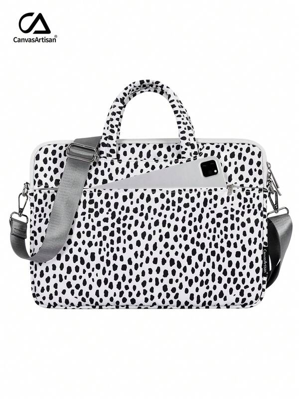 Stoßfeste Laptop-Tasche mit Druck, Laptop-Aktentasche kompatibel mit Macbook, Chromebook, Laptop-Hülle, Laptop-Sleeve, Laptop-Cover für Reisen, wasserdicht, tragbar für Herren Laptop-Taschen