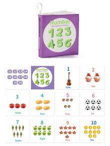 6pcs Newborn Early Education Cloth Books Set - 0-6 Months Baby Waterproof Tear-Resistant Cognitive Toys, 6 Themes Crinkle Paper Grab Training, Milestone Gift For Newborn, Christmas/Halloween/Thanksgiving Holiday Gift