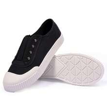 Kit 2 Tênis Feminino Casual Slip On Sem Cadarço Strass Sola Reta Várias Cores Bico Borracha Lançamento Premium Top - 269011-PTO LS + MRM - Visão 8