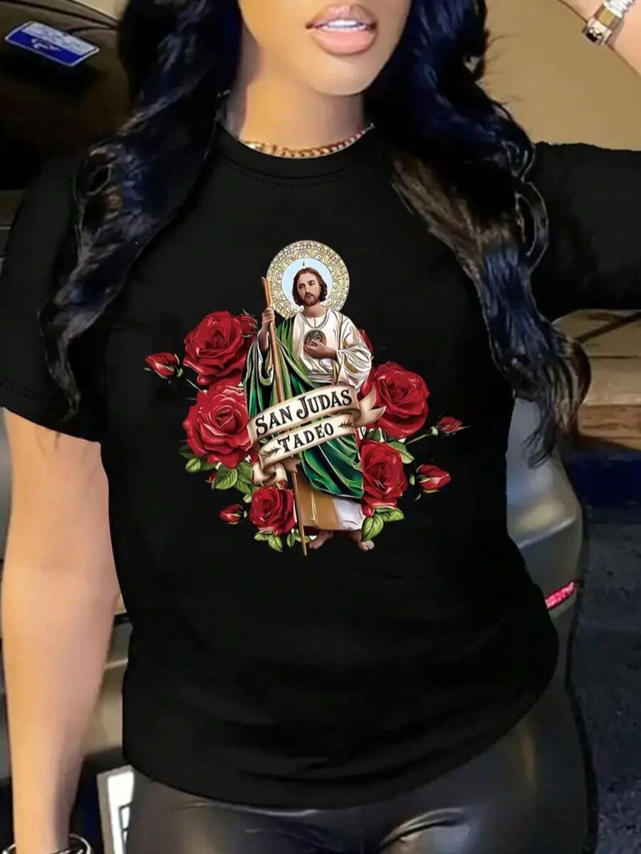 Women T-Shirts - Black - View 1