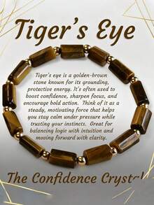 疗愈水晶手链：紫水晶、玫瑰石英、青金石、虎眼石、黄水晶、电气石、保护手链、爱情手链 - 青金石 - 查看 9