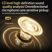 Wireless Lavalier Microphone With Intelligent Noise Reduction And Omnidirectional Pickup, Portable Clip-On Mic For Android Smartphones/Tablets, Suitable For Streaming, Vlogging, Video Conferencing - Compatible With Smartphones And Tablets, No External Power Required