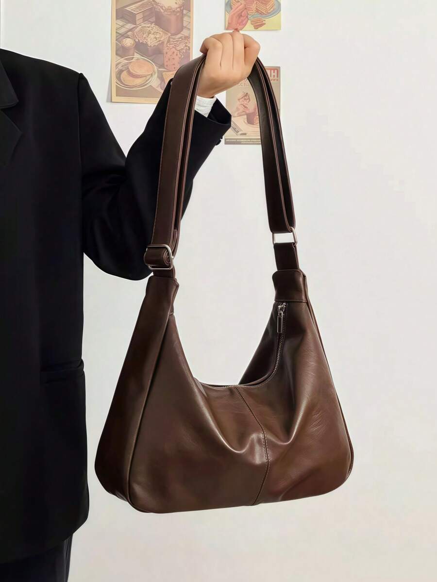 Sac bandoulière rétro Melad, nouveau sac à main de mode coréenne pour femmes, sac à épaule de grande capacité, indispensable pour la rentrée scolaire, excellent cadeau pour la fête des enseignants, motif de lettre personnalisable, réutilisable, sac pour enseignants, cadeau idéal pour les éducateurs, cadeau de demoiselle d'honneur pour maman