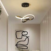 简约 LED 吊灯 家居装饰灯具 现代吊灯 三色灯 铝制吊灯 客厅厨房岛卧室室内照明走廊灯餐厅阳台入口楼梯吊灯豪华家居装饰带三色灯光 铝制吊灯适用于酒店酒吧装饰 简约吊灯调光氛围 - 彩色 - 查看 6