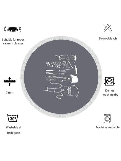 Pearl Digital Non Slip Printed Turkish Vloerkleed AL4032 Zachte Touch, Washable Tapijt Felt Backing Moderne ative Vloer Mat, Living Room, Bedroom, Bathroom, Hallway Or Entryway Available In Many Sizes Quick Drying, Highly Absorbent, Soft, Com Tafel Both Indoor Outdoor view 5