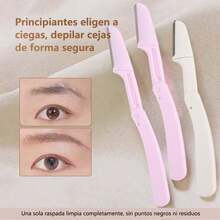Cuchilla para Cejas con Protección de  |   Afeitado Precisa y Sin Cortes - rosa - Ver 1
