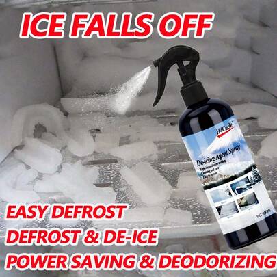 H4Cacle Quick Defrost Car Snow Removal Spray For Windshield Window To Melt Snow And De-Ice Anti-Icing De-Icing Snow Melting Snow Defrosting Home Freezer Car Window Defrosting Snow