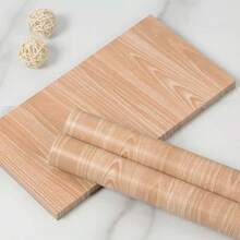 Papel Tapiz Autoadhesivo, 1000 X 45 cm, Papel de Pared de Madera, Papel de Contacto Impermeable, Revestimiento Decorativo de Paredes para el Hogar, La Cocina, La Sala de Estar, La Pared con Fondo - Color Madera - Ver 3