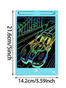 8.5-Inch LCD Drawing Tablet - Large Writing And Sketching Pad With Eye- Bright Colors, Ideal For Notes, Home,School Accessories, Office - Perfect Travel Toy And Christmas Gift, Digital Drawing Tablet, Graffiti Board