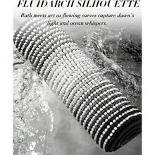 Large Bathroom Rugs Non Slip - Chenille Bath Shower Rug Soft Absorbent Bathmat - Bath Rug In Front Of Bathtub Sink Bathroom Floor - Quick Dry Washable - Beige 20x 47