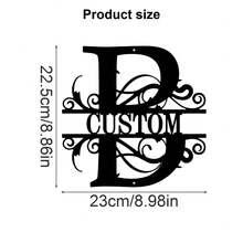 1 Fine Metal Art Logo - Personalized Last Name Logo, Name Design, Home Decoration With Custom Initials Thumbnail, Classic Style, Wall-Mounted Wall Art Decoration For Theme Parties, Perfect Heartfelt Gifts For Friends And Family, Customizable Wedding Gifts., Valentine Day, Valentine Day Decor Ornamental Exquisite, High-Quality Custom, Personalized, Unique Ideal Gifts For Her Pets ,Forever Love - Multicolor - View 83