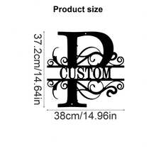 1 Fine Metal Art Logo - Personalized Last Name Logo, Name Design, Home Decoration With Custom Initials Thumbnail, Classic Style, Wall-Mounted Wall Art Decoration For Theme Parties, Perfect Heartfelt Gifts For Friends And Family, Customizable Wedding Gifts., Valentine Day, Valentine Day Decor Ornamental Exquisite, High-Quality Custom, Personalized, Unique Ideal Gifts For Her Pets ,Forever Love - Multicolor - View 28