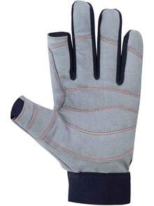 Guantes de Vela MRX BOXING & FITNESS con 3/4 Dedos y Agarre para Hombres y Mujeres, Ideales para Kayak, Entrenamientos, Guante de Vela - Dedo cortado Azul, Gris - Ver 5