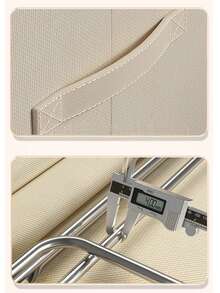 Caja de almacenamiento de tela gruesa, cesta de almacenamiento de ropa y pantalones, artículos diversos de dormitorio, cesta de lavandería, caja de almacenamiento, caja de almacenamiento, caja de almacenamiento de armario, caja de almacenamiento de cajón, sala de almacenamiento de vestidor, sala de almacenamiento de vestidor,Vuelta al colegio - Beis - Ver 8