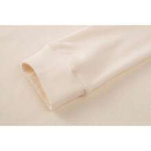 Men's Casual Buttonless Shirt Long Sleeve Ribbed Knit Shirts - 3X-Lớn + A Trắng Be - Xem 8
