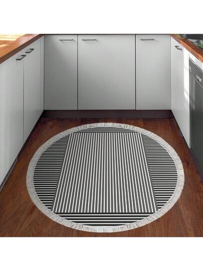 Pearl Digital Non Slip Printed Turkish Vloerkleed AL4023 Zachte Touch, Washable Tapijt Felt Backing Moderne ative Vloer Mat, Living Room, Bedroom, Bathroom, Hallway Or Entryway Available In Many Sizes Quick Drying, Highly Absorbent, Soft, Com Tafel Both Indoor Outdoor view 4