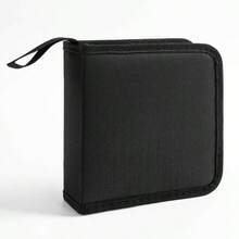 40片装牛津布CD/DVD收纳袋 - 车载CD收纳盒及光盘整理器，便携式拉链保护套，耐用布艺收纳袋，结实拉链，兼容性强，取用方便，旅行必备车载收纳方案，让CD/DVD井然有序，随时可用。 - 彩色 - 查看 8