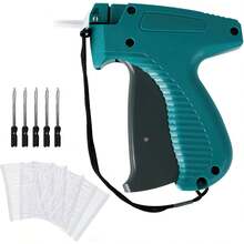SPOWAY Pistola para Etiquetar Ropa Kit Pistola Etiquetado con 5 Agujas de Metal 1000 Púas Precio Ropa Pistola Etiquetadora Precios para Almacén de Supermercado Doméstico, Verde - 1 - Ver 7