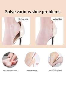 Heel Pads For Shoes, That Are Too Big Heel Grips For Women Shoes(4Pairs), Heel Inserts For Shoes Anti-Slip Heel Grips Liner Cushions Inserts For Women Men Shoe Heel Inserts Prevent Rubbing Blisters