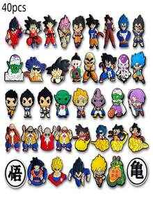 10/30/40pcs/Set Bandai Series Fashion Shoe Charms Cool DIY Shoe Accessories Fit Clogs PVC Decorations Buckle Adult Gifts