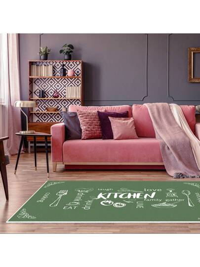 Pearl Digital Non Slip Printed Turkish Vloerkleed AL4035 Zachte Touch, Washable Tapijt Felt Backing Moderne ative Vloer Mat, Living Room, Bedroom, Bathroom, Hallway Or Entryway Available In Many Sizes Quick Drying, Highly Absorbent, Soft, Com Tafel Both Indoor Outdoor