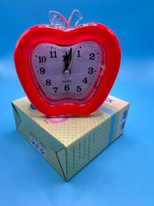 Reloj de Mesa y Escritorio Digital Portátil con Diseño Moderno CL017 - Rojo - Ver 4