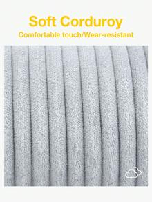 Luxury Minimalist Ins Girls Wide-Stripe Corduroy Soft Makeup Bag Large Capacity Storage Portable Travel Beauty Bag Women's Zippered Pouch With Niche High-End Aesthetic Commuter Travel Beauty Bag - Must-Have For Students Halloween & Christmas Holiday Gift