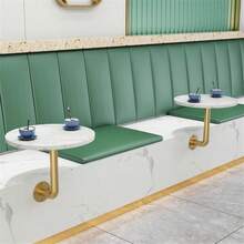 Meiiron Counter Bistro Pub Tables Nordic WallMounted Coffee Table  Small Round Cocktail Bar End Table Mármol Comedor Decoración Muebles Color : White Marble Size : Dia35cm/13.7" - Mármol blanco - Ver 2