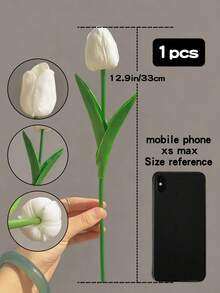 39支/19支/10支/1支仿真郁金香，触感逼真，家居装饰郁金香，适用于婚礼装饰、新娘背景道具、花束、胸花、腕花、婚礼拱门、派对装饰、礼品装饰、餐厅中心摆件。