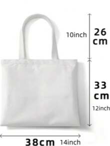 Bolso de lona grande con estampado personalizado para el hombro de mujer, adecuado para Navidad y otoño/invierno