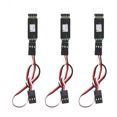 Mando a distancia para coche, tercer canal, receptor de luz, interruptor con cable, accesorio para coche RC